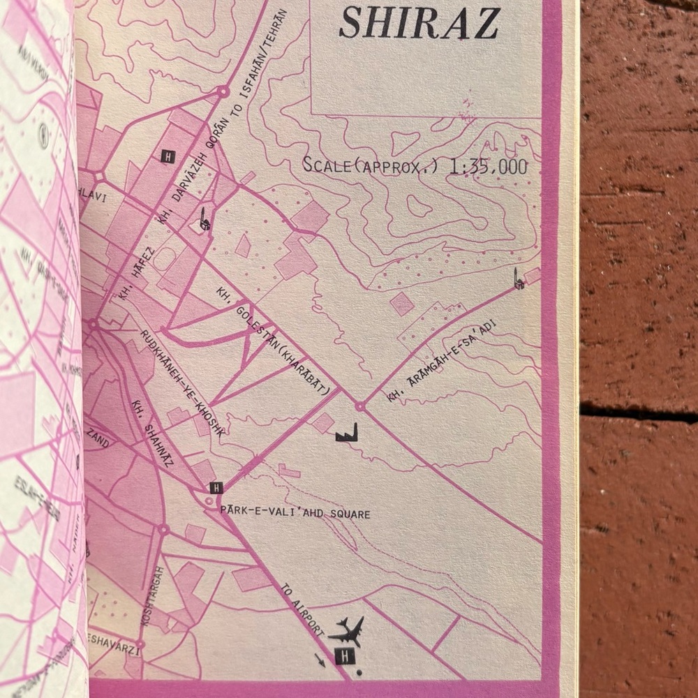 1975 Sahab A Guide to Iran Tehran Maps Kurds Travel Middle Eastern Mosque - Picture 9 of 15